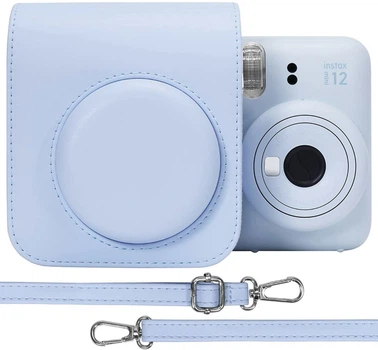 Чехол FujiFilm INSTAX mini 12 / 11 / 9 голубой для фотоаппарата Pastel Blue
