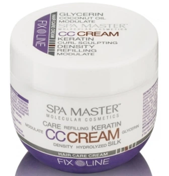 Крем для волосся ущільнюючий з кератином середньої фіксації Spa Master Fix Line Hair Care Cream 100ml