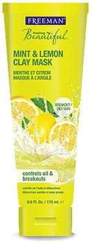 Глиняная маска для лица "Мята и лимон" Freeman Feeling Beautiful Facial Clay Mask 175ml (658948-572932-2)