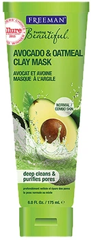 Очищающая глиняная маска для лица "Авокадо и овсяная мука" Freeman Feeling Beautiful Facial Mask 175ml (658954-572781-2)
