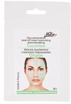 Маска альгінатна глюкозна порошкова "Огірок" Mila Mask Gluco Empreinte Cucumber 200g (720864-987791-2)