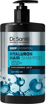 Шампунь для глубокого увлажнения волос Dr. Sante Hyaluron Hair Deep Hydration Shampoo 1000ml (908469-828534-2)