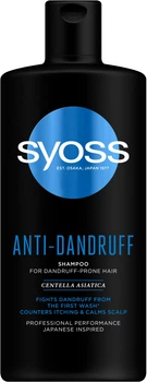 Шампунь для волос склонных к перхоти Syoss Anti-Dandruff Centella Asiatica Shampoo 440ml (898442-812124-2)