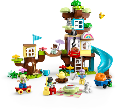 Zestaw klocków LEGO Duplo Town Domek na drzewie 3 w 1 126 elementów (10993)