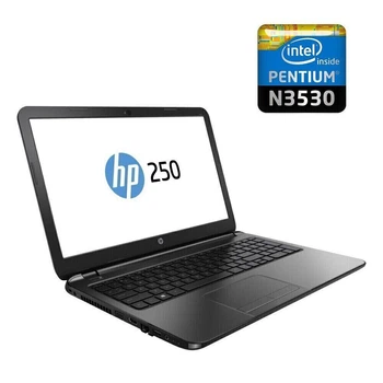 Ноутбук HP 250 / 15.6" TN / Pentium N3530 (4 ядра по 2.16-2.58 GHz) / 4GB DDR3 / 320GB HDD / HD Graphics / WebCam б/у