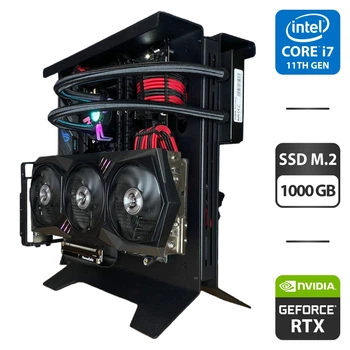 Игровой ПК Monument Custom Tower Intel Core i7-11700F (8(16) ядра по 2.5-4.9 GHz) / 32GB DDR4 / 1000GB SSD M.2 / GeForce RTX 3060, 12GB GDDR6, 192-bit / HDMI / 750W