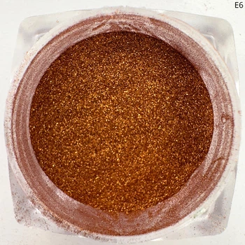 Зеркальная втирка (mirror powder) Медный E6 для дизайна ногтей