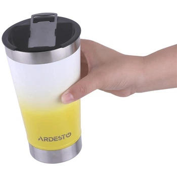Термокружка Ardesto Bright Сity AR-2647-YL 470 мл желтая