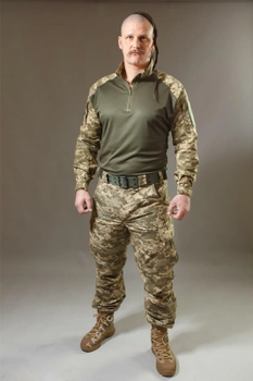Тактична військова сорочка Убакс (UBACS) з довгим рукавом, піксель ЗСУ 50