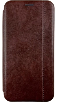 Чехол-книжка New Elegant на Xiaomi Redmi Note 8 коричневый
