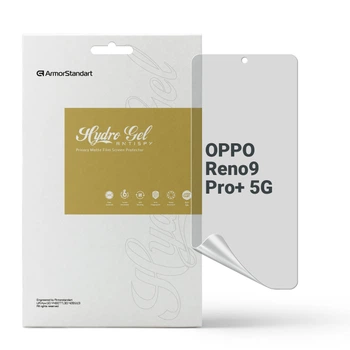 Защитная пленка для OPPO Reno9 Pro+ 5G гидрогелевая конфиденциальная противоударная бронепленка Anti-spy на телефон ArmorStandart защита стекла антишпион пленка (ARM66061)