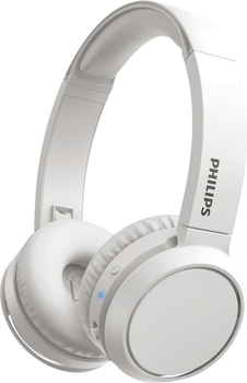 Słuchawki Philips Headpohones Bluetooth TAH4205 Wireless Mic White (TAH4205WT/00)
