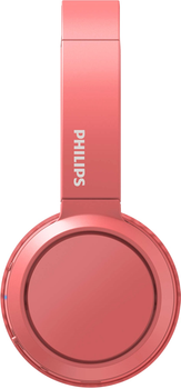 Słuchawki Philips Headpohones Bluetooth TAH4205 Wireless Mic Red (TAH4205RD/00)