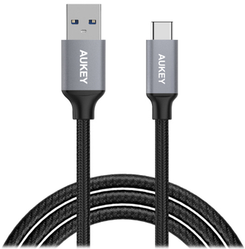 Kabel AUKEY CB-CD2 USB 3.0 - USB Type-C 1 m Czarny (LLTS101712)