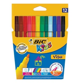 Набор фломастеров Kids Visa BIC 12 шт