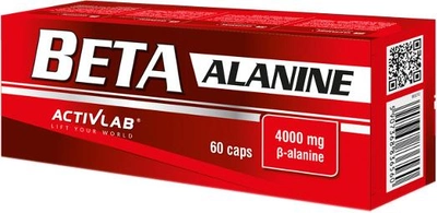 Амінокислота Бета-аланін ActivLab Beta Alanine 60 капсул (5907368836560)