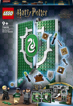 Zestaw klocków LEGO Harry Potter Flaga Slytherinu 349 elementów (76410)