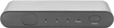 Przełącznik wideo Digitus UHD HDMI (INx3 - OUTx1), 4K (DS-45316)