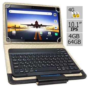 Планшет - телефон Hoozo S 464 LTE Black 4GB/64GB IPS 10.1'' + Чехол с Bluetooth клавиатурой