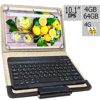 Планшет - телефон Adronix S 464 LTE Pink IPS 10.1'' 4GB/64GB + Чехол с Bluetooth клавиатурой