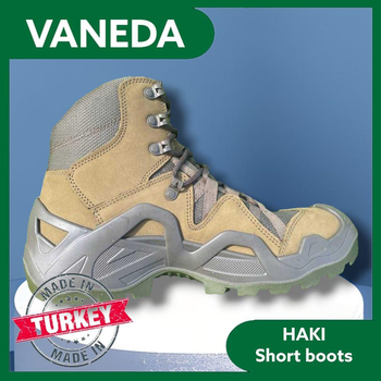 Короткі тактичні літні черевики VANEDA Ванеда Олива 44
