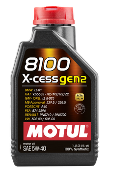 Олива Motul 8100 X-Cess Gen2 SAE 5W40 1Л