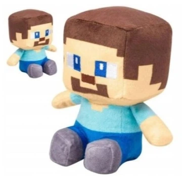 Детская игрушка из игры Minecraft Майнкрафт Сидящий Стив (STEVE) 20 см (253097472-1)