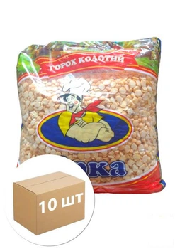Крупа Горох ТМ "Ярка" фасовка 1кг упаковка 10шт (87156)