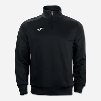 Детская спортивная кофта для мальчика Joma Faraon 100285.100 118-128 см Черная (9995840745055)