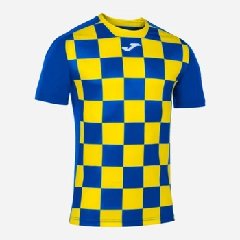 Дитяча футболка для хлопчика Joma Flag II 101465BV.709 100-117 см Синій/Жовтий (9999083944022)