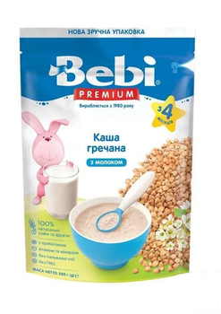 Каша Bebi PREMIUM молочна Гречана 1х200 г (88127)