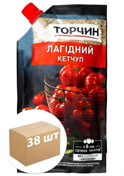 Кетчуп мягкий ТМ "Торчин" 270г упаковка 38шт (87687)