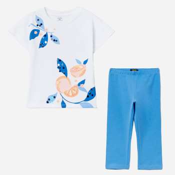 Komplet: T-shirt i legginsy dla dzieci OVS 1785732 140 cm Provence (8057274832051)