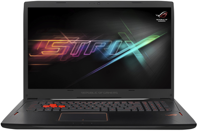 Ноутбук 17.3" Asus Rog Strix GL702VM Gaming Intel Core i7-7700HQ RAM 32GB SSD 512GB + HDD 1TB GeForce GTX 1060 Win11