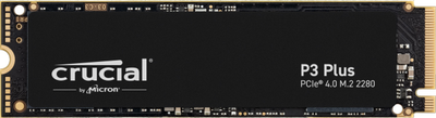 Dysk SSD Crucial P3 Plus 2TB M.2 2280 NVMe PCIe 4.0 x4 3D NAND TLC (CT2000P3PSSD8)