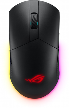 Mysz gamingowa ASUS ROG Pugio II Bezprzewodowa/Bluetooth/USB Czarna (90MP01L0-BMUA00)