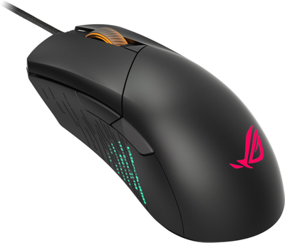 Mysz komputerowa Asus ROG Gladius III USB Czarna (90MP0270-BMUA00)