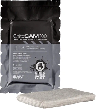Кровоостанавливающая повязка Sam Medical Chito SAM 100 7.6 см х 1.8 м (CT100-C-EN)