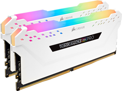 Оперативна пам'ять Corsair DDR4-3200 16384MB PC4-25600 (Kit of 2x8192) Vengeance RGB Pro White (CMW16GX4M2C3200C16W)