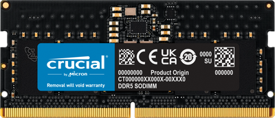 RAM Crucial SODIMM DDR5-5600 16384MB PC5-44800 (CT16G56C46S5)