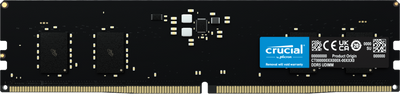 Оперативна пам'ять Crucial DDR5-4800 8192MB PC5-38400 (CT8G48C40U5)