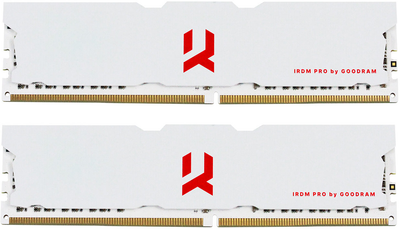 Оперативна пам'ять Goodram DDR4-3600 32768MB PC4-28800 (Kit of 2x8192) IRDM Pro Crimson White (IRP-C3600D4V64L18/32GDC)