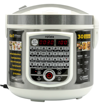 Мультиварка ROTEX Excellence RMC505-W 5 л. 30 программ