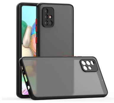 Чехол матовый Smoke Case для Samsung Galaxy A51 SM-A515FZ Черный