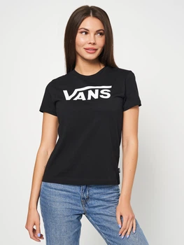 Футболка оверсайз жіноча Vans VN0A3UP4BLK1 S Чорна (192362240047)