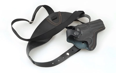 Кобура оперативная Револьвер 4 формованная кожа, чёрная