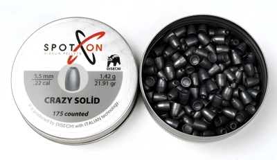Кулі Spoton Crazy Solid 5.5 мм, 1.42 г, 175 шт/пчк