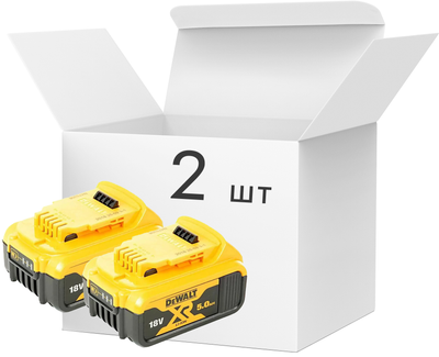 Набор Аккумуляторных батарей для инструмента DeWalt DCB184P2 2 шт