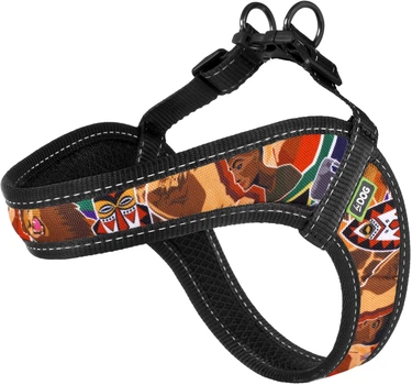 Шлея Hi Dog Comfort охват грудной клетки 36-42 см S Safari (2100102860019)