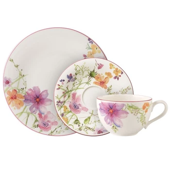 Столовий сервіз Villeroy & Boch Mariefleur 18 предметів 6 персон (1041007128)